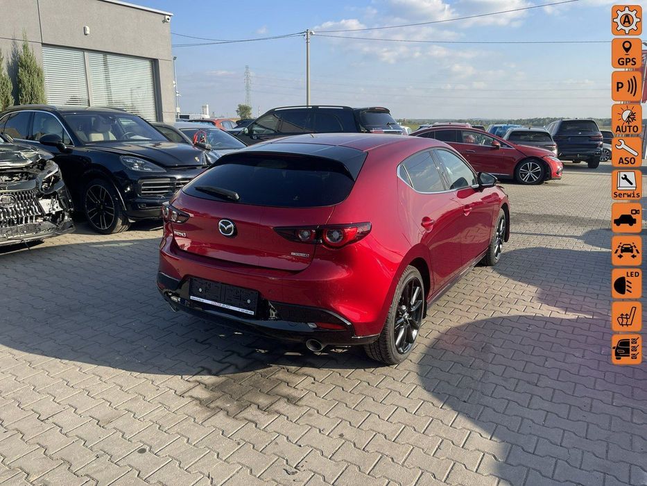 Mazda 3 mHEV Automat Podgrzewanie Kamera Klimatronik: 2 strefy 186KM