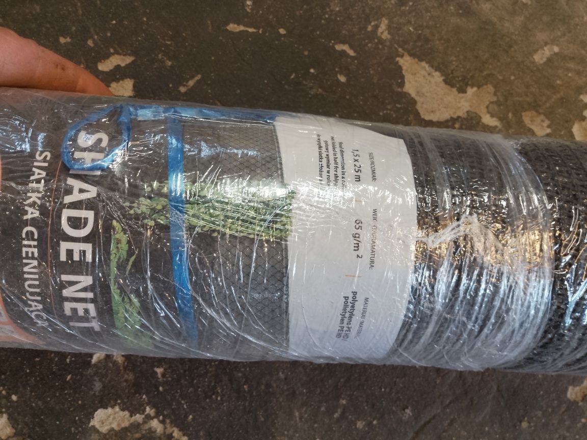 Siatki cieniujące 1,5x25 3szt.