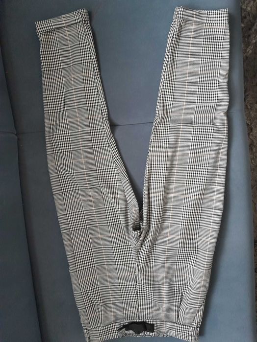 Spodnie w kratkę H&M 158