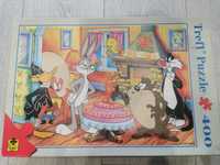 puzzle Trefl 400 Looney Tunes vintage old retro 1996