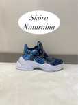 Buty wsuwane sneakery print węża skóra naturalna Jeffrey Campbell