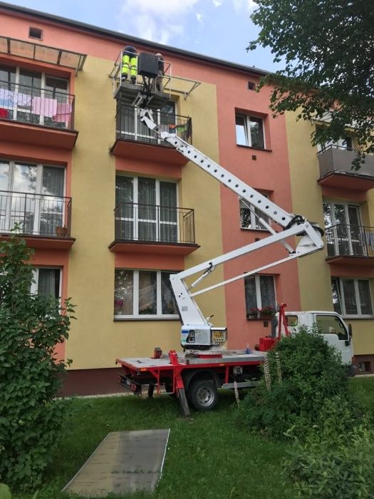 Zwyżka wynajem podnośników koszowych. Prace na wysokości, Cały Śląsk