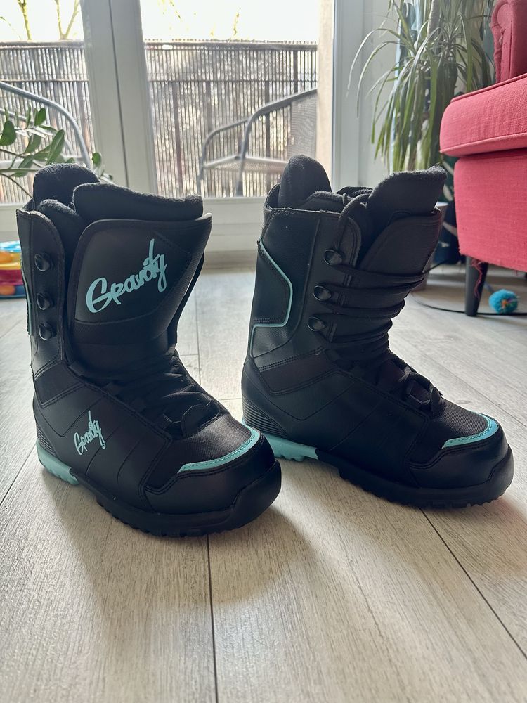 Damskie buty snowboardowe Gravity Sublime Black/Blue rozmiar 38