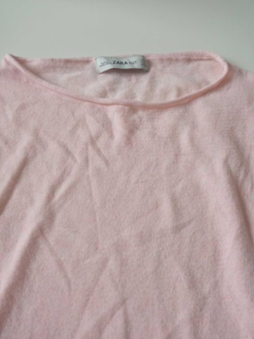 Zara knit lekki damski sweterek bluzka r S