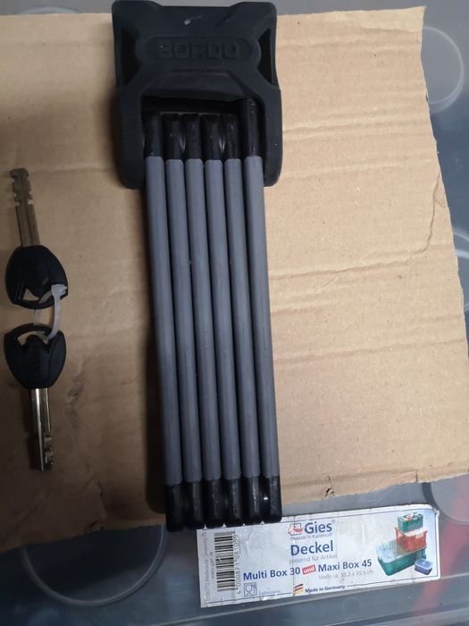 Zapięcie Abus BORDO rower zabezpieczenie