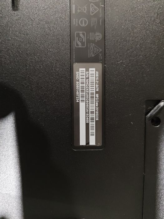 Ноутбук под ремонт Acer Nitro AN515