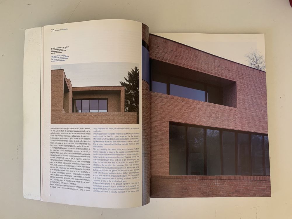 Revista de arquitetura 2G n1 - David Chipperfield (portes incluídos)