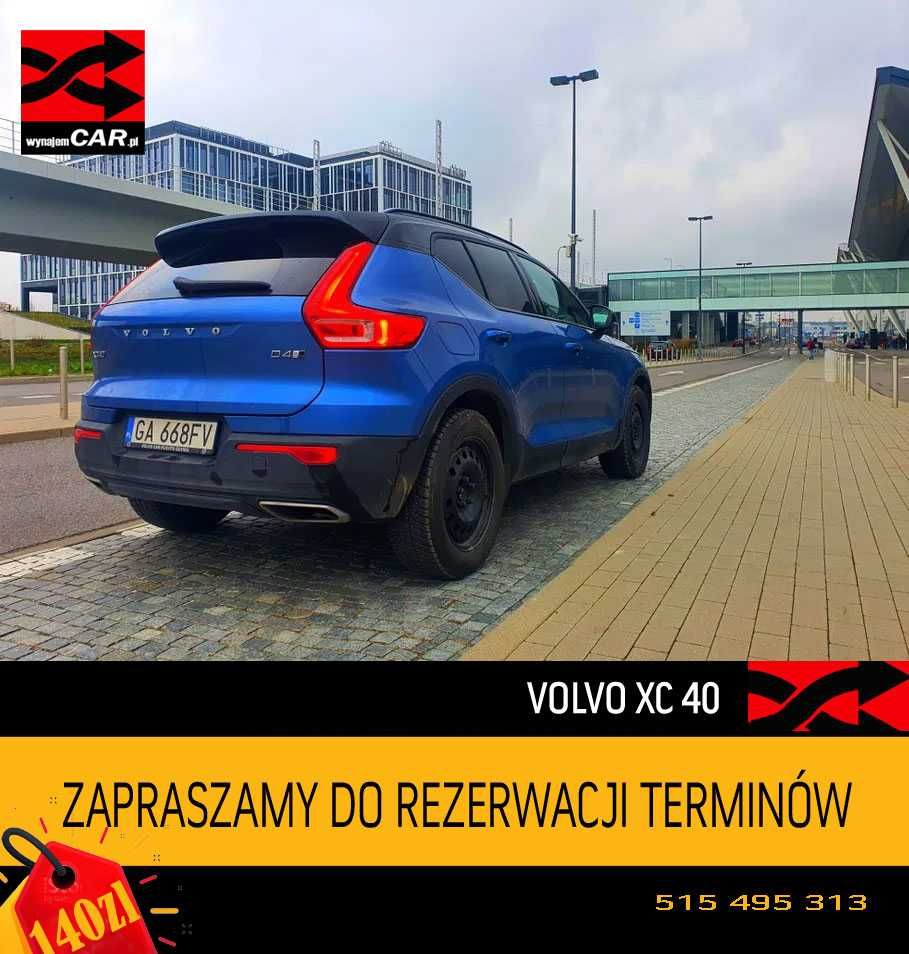 Volvo XC 40 Wynajem/ Wynajem na lotnisku/ samochody zastępcze