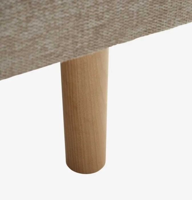 Sofá chaise-longue (cor areia)