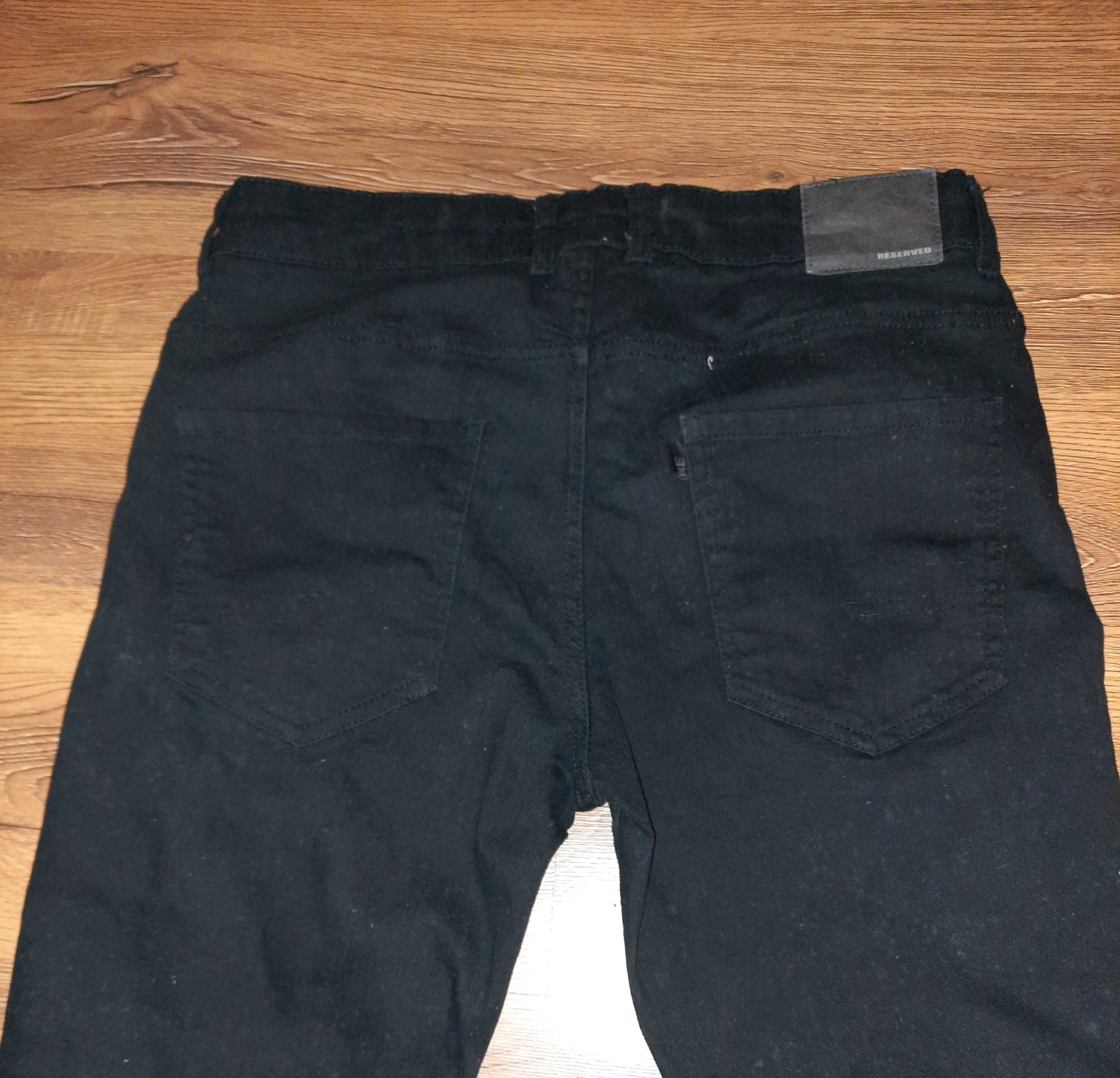Spodnie reserved denim lab skinny 32 czarne jeansy meskie rurki m l
