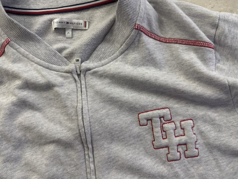 Tommy Hilfiger bluza crewneck rozpinana M logowana damska a’la bomber