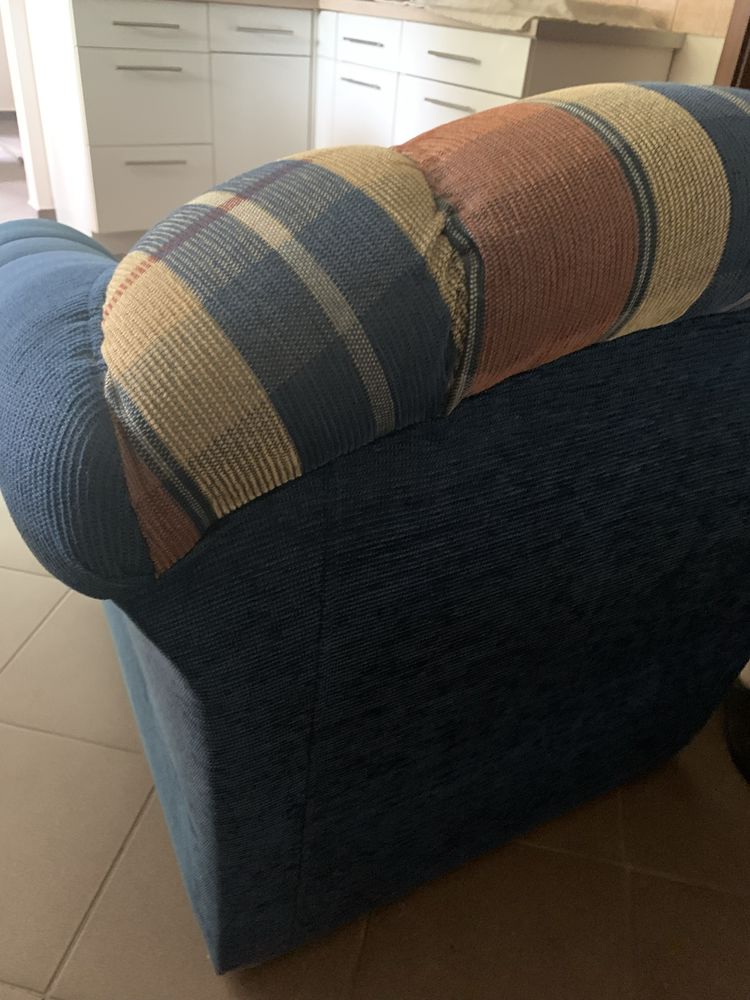 Sofa z funkcją spania i fotel  komplet fabryka Swarzęd