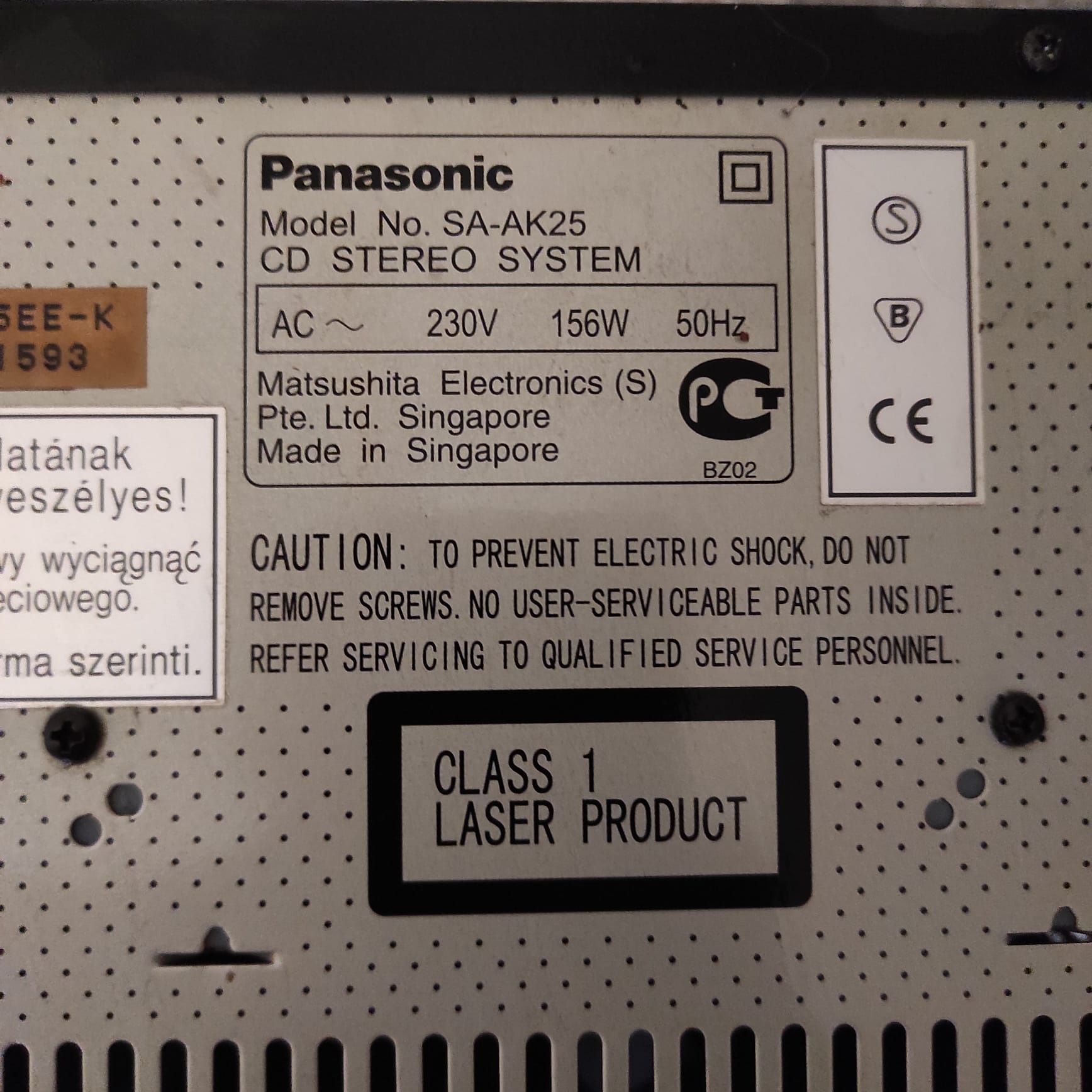 Wieża Panasonic plus głośniki