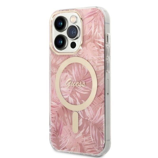 Zestaw Guess GUBPP14LHJEACSP Case+ Charger iPhone 14 Pro 6,1" r