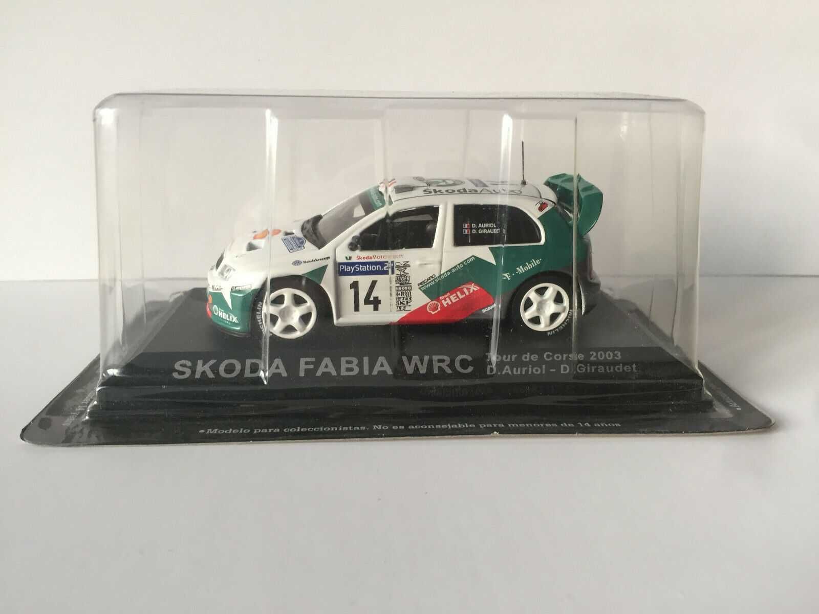 Miniaturas de Rally : 8 modelos, escala 1/43