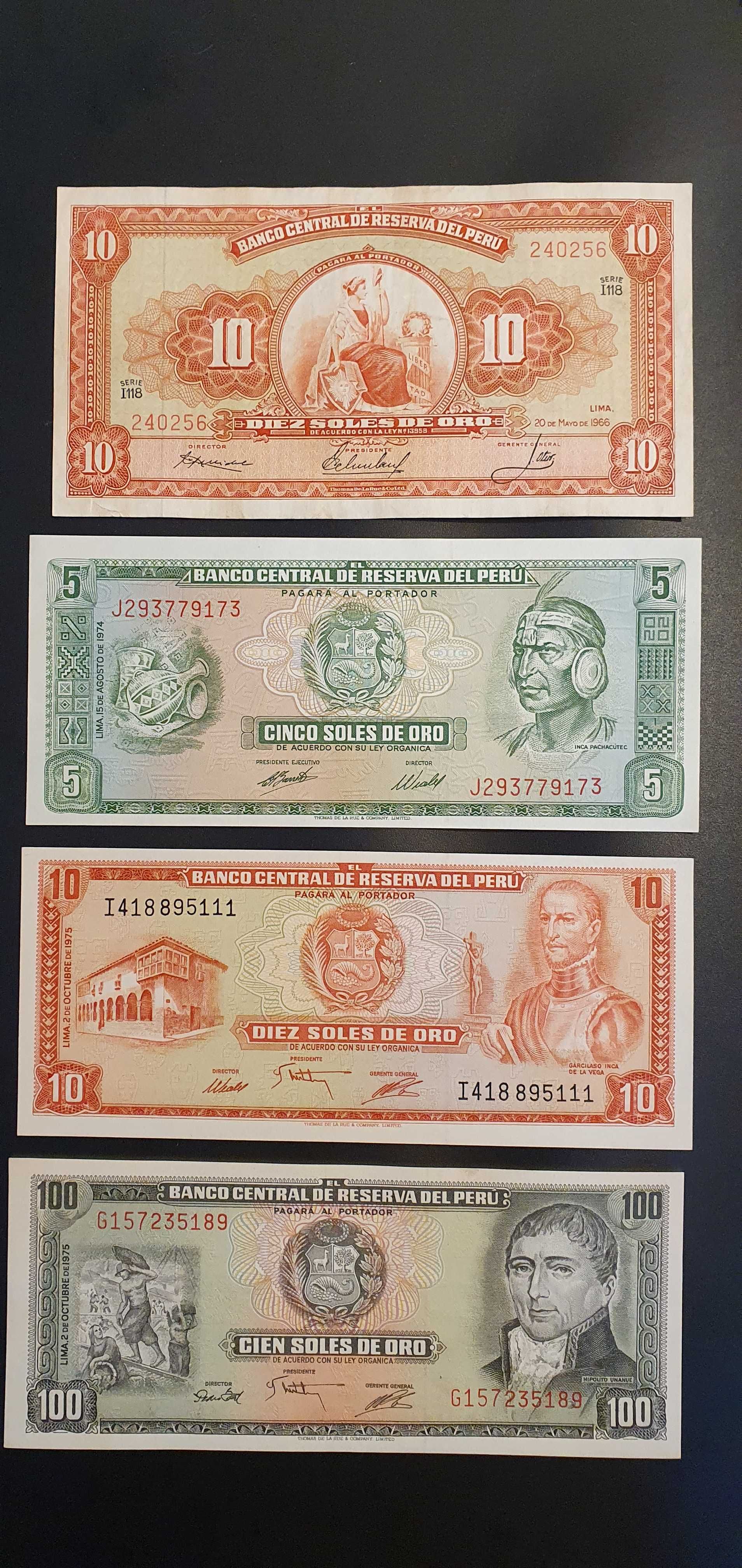 Notas de banco de diversos países do mundo