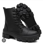 Coturno bota feminina