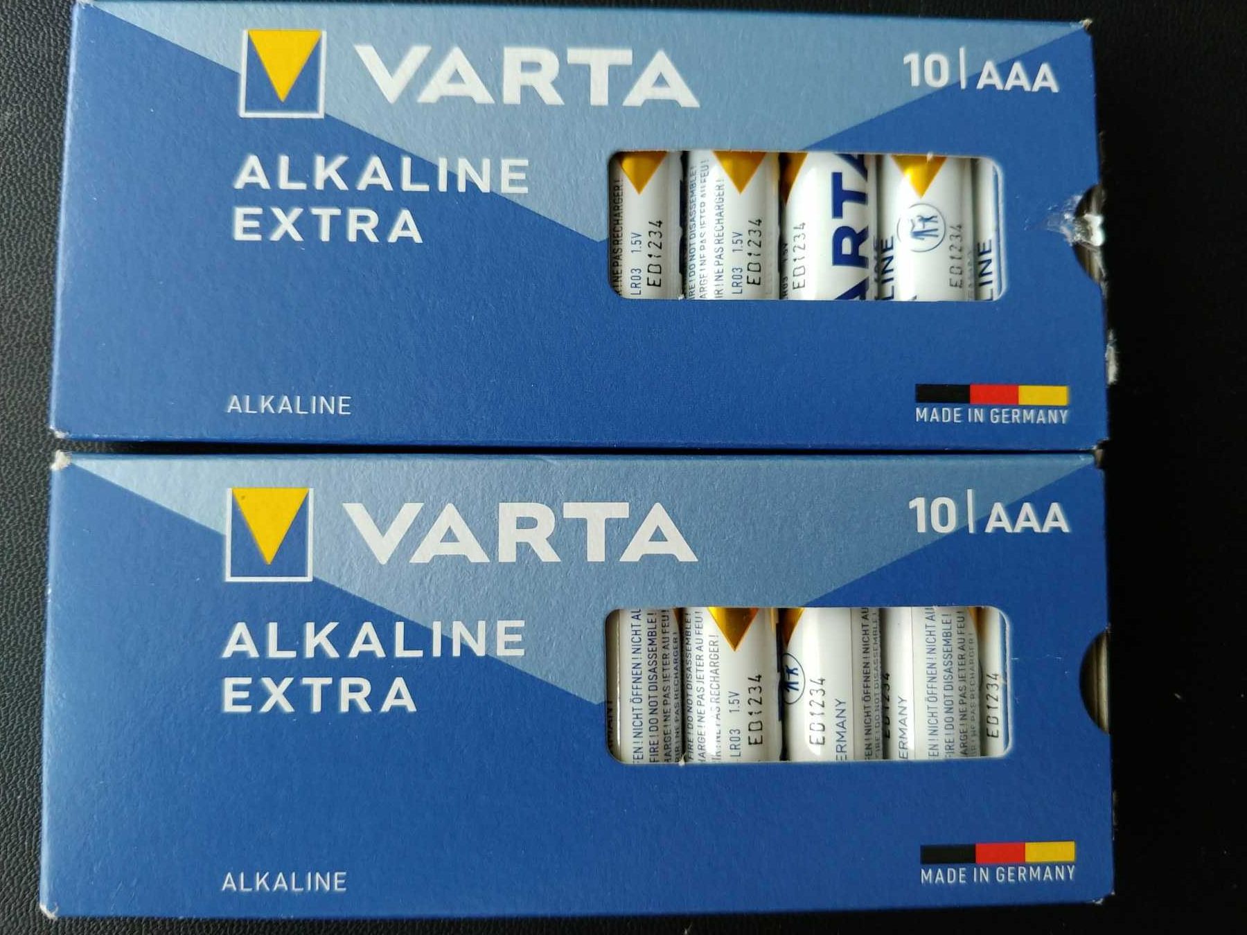 Батарейки VARTA EXTRA Alkaline AA\LR6_AAA\LR03 (уп 10 шт) АКЦІЯ!