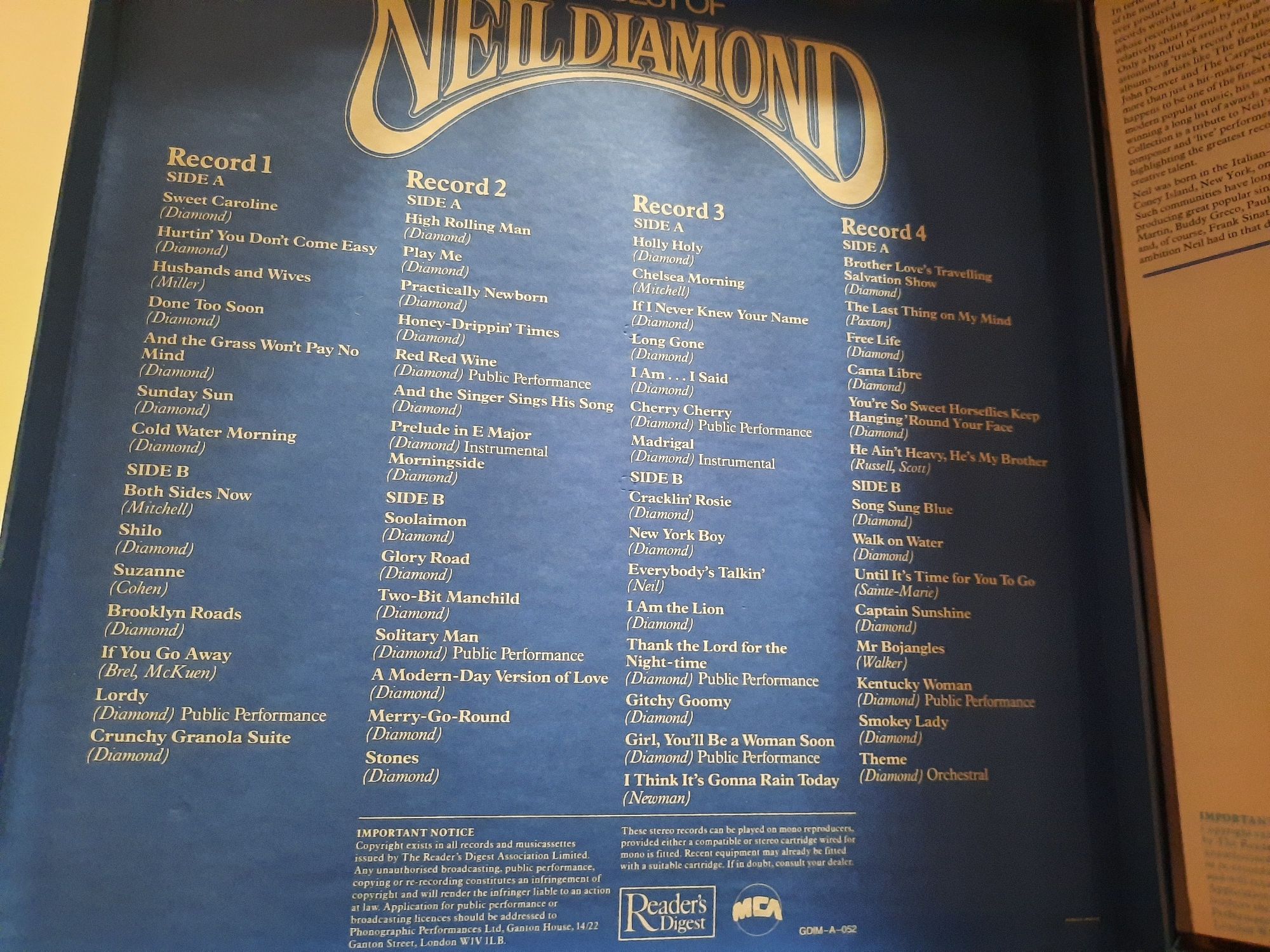 Vinil Neil Diamond