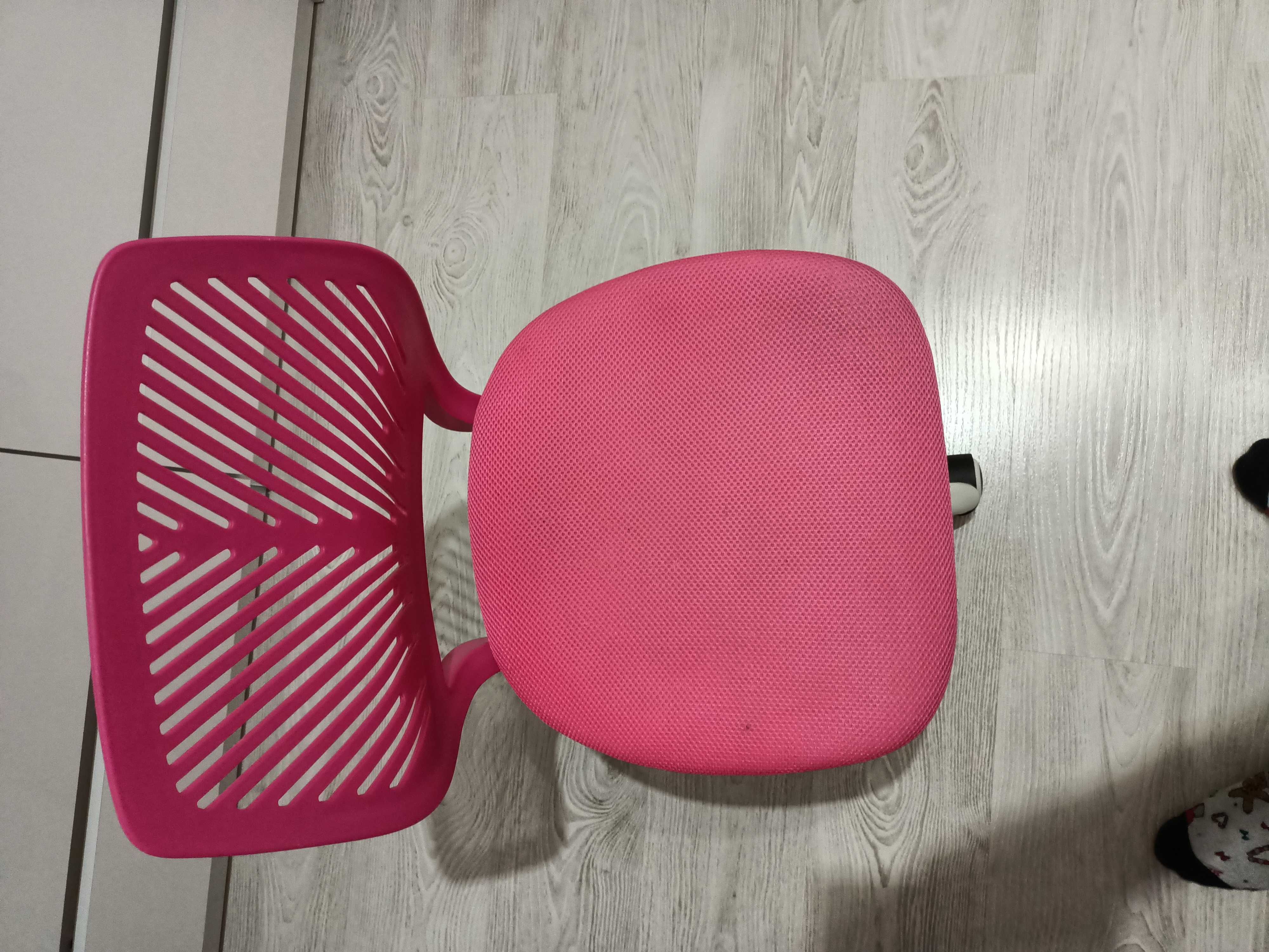 Krzesło obrotowe regulowane biurowe dla dziecka