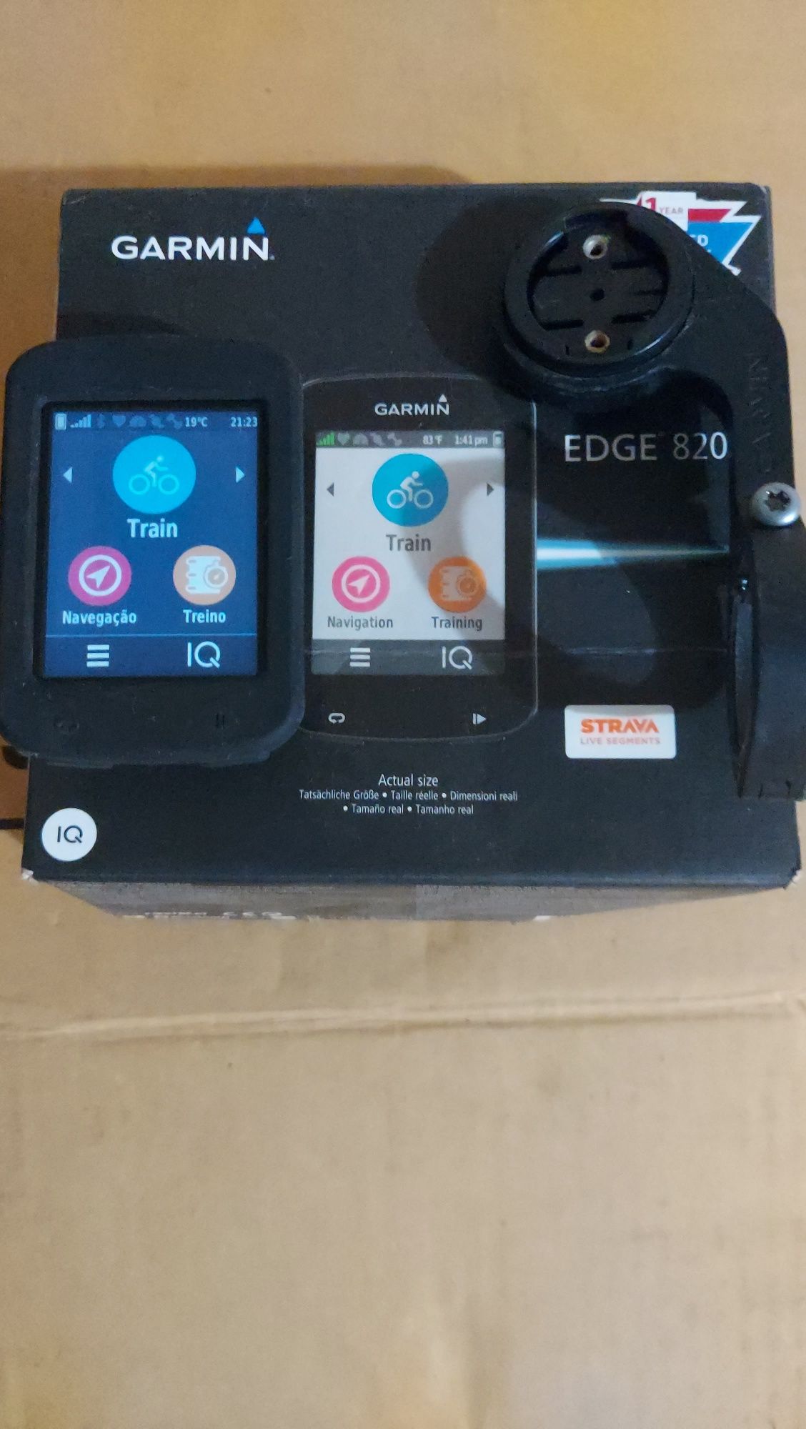 V...GPS Garmin Edge 820