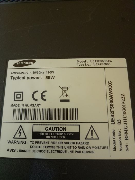 Tv led Samsung de 42"polegadas