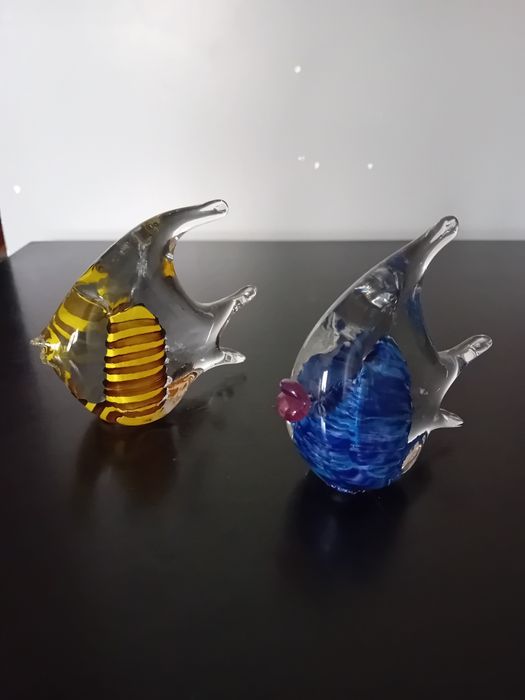 Zestaw szklanych figurek