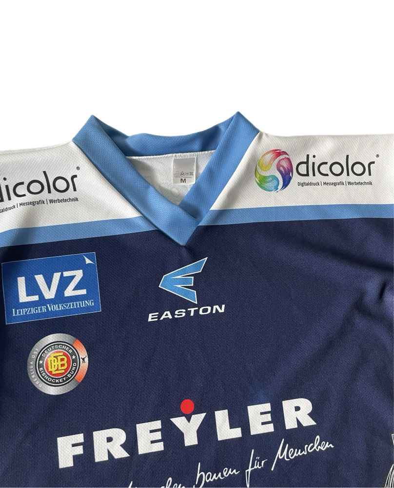Koszulka sportowa hokej Icefligters Leipzig Daniel Rau M  autografy