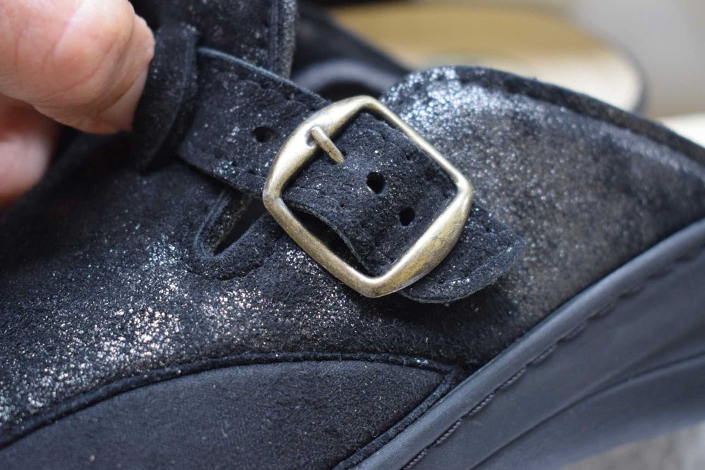 кожаные шлепанцы шлепки клоги сабо тапки Franken Германия р. 40