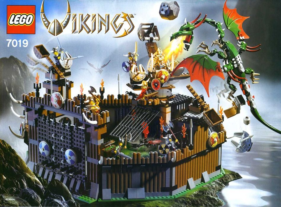 Lego Kingdoms 7189, Vikings 7019 e Pirates of the Caribbean 4184