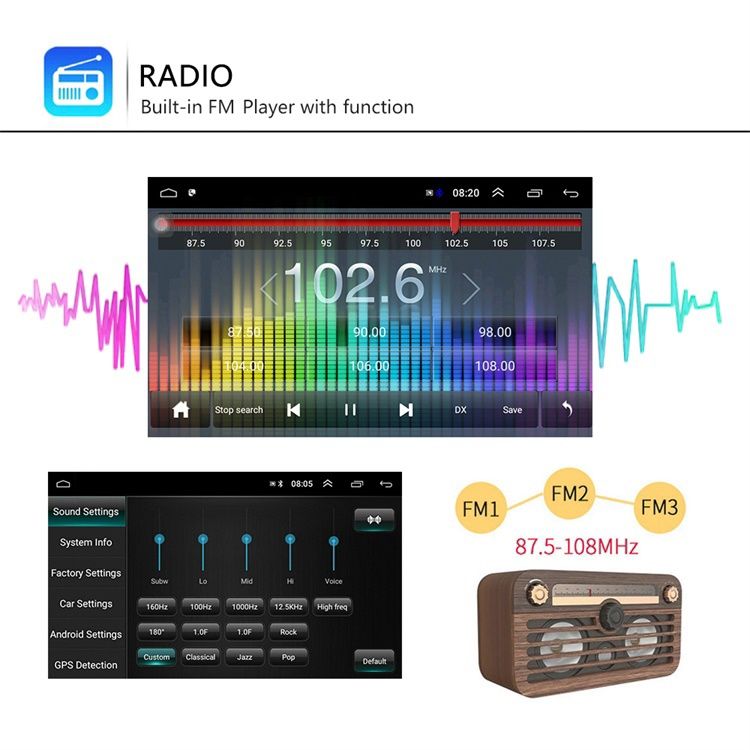 Radio 2din Ford Focus Cinza Com Moldura 7 Polegadas Com Canbus NOVO