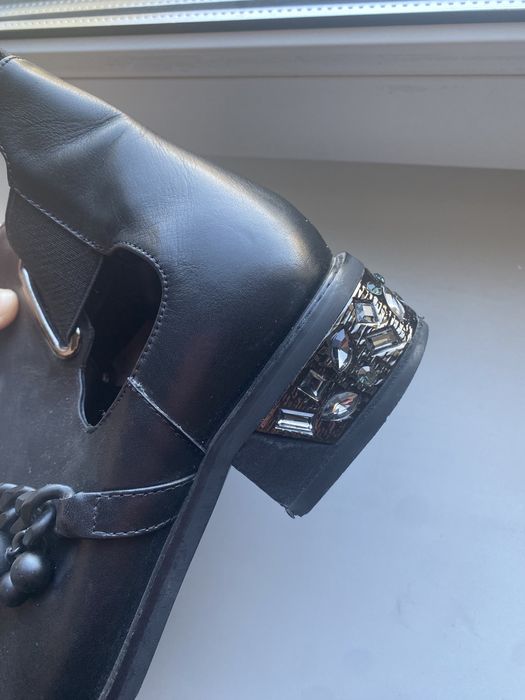 Ботинки кожаные. Ботинки демисизон