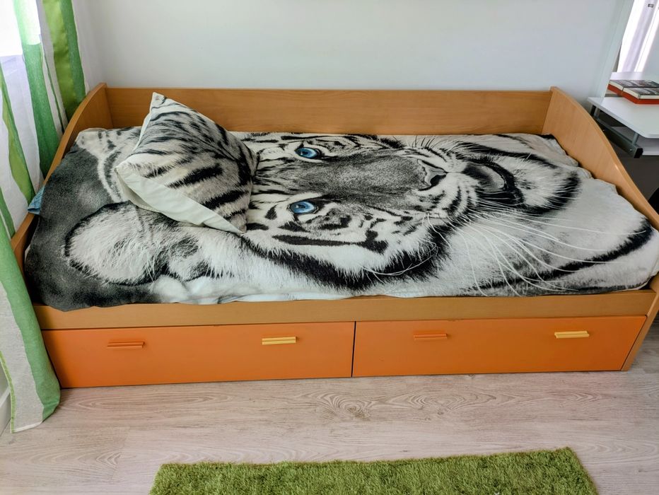 Mobília de quarto de criança com cama dupla