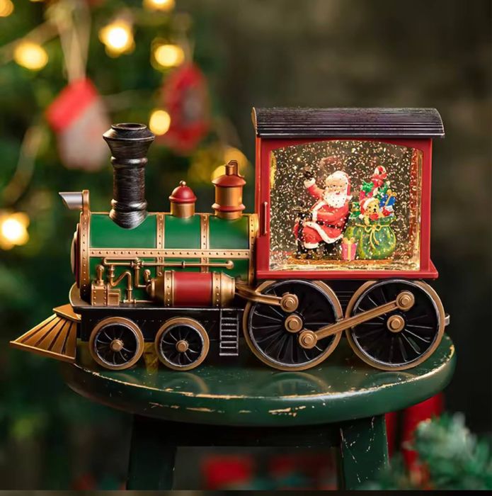 Новорічний потяг, поїзд, телевізор