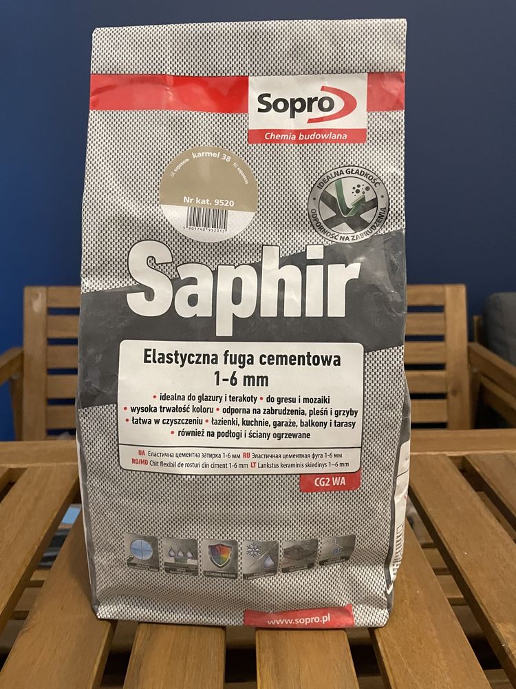 Sopro, fuga cementowa karmel 38, opakowanie 3kg