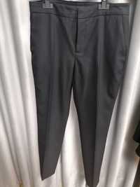 Eleganckie czarne spodnie w kant Zara 34