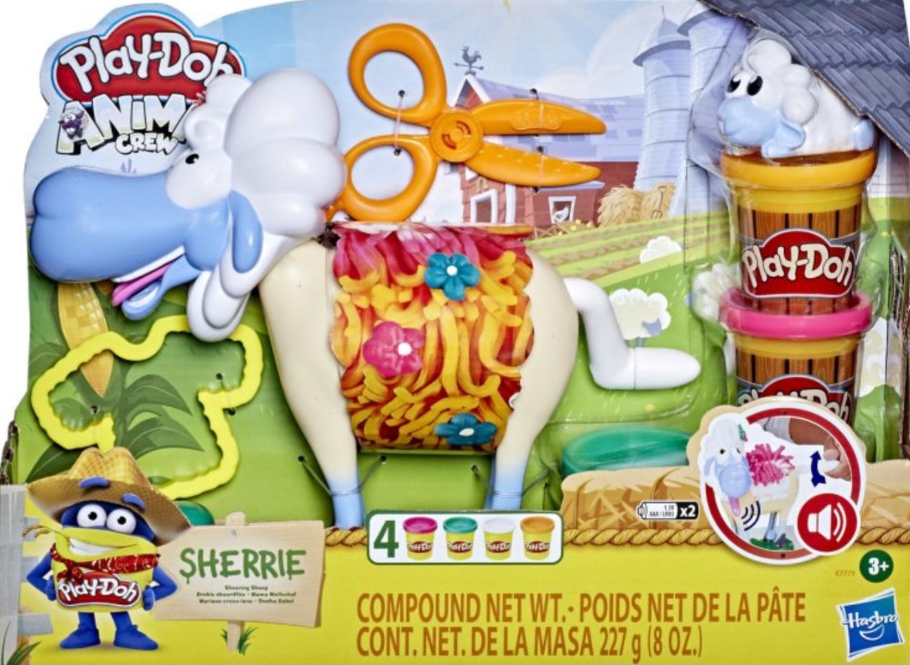 Ciastolina Play-doh, strzyżenie owiec