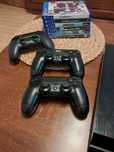 Ps 4 podst chłodząca 3 pady + pare gier