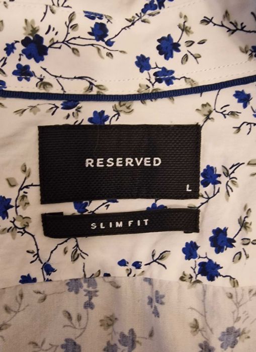 2x koszula Reserved , Jak nowa , 100% Bawełna