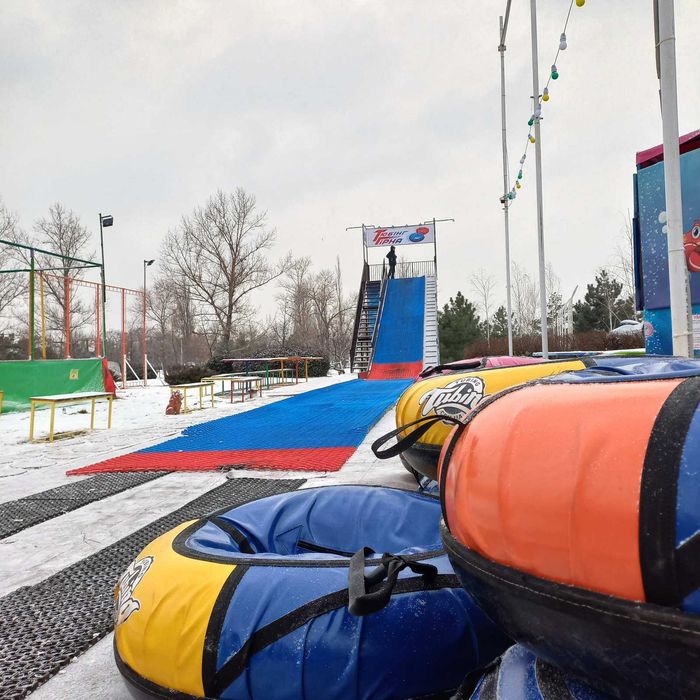 Тюбинг горка, тюбінг гірка, тюбинговая горка, аттракцион