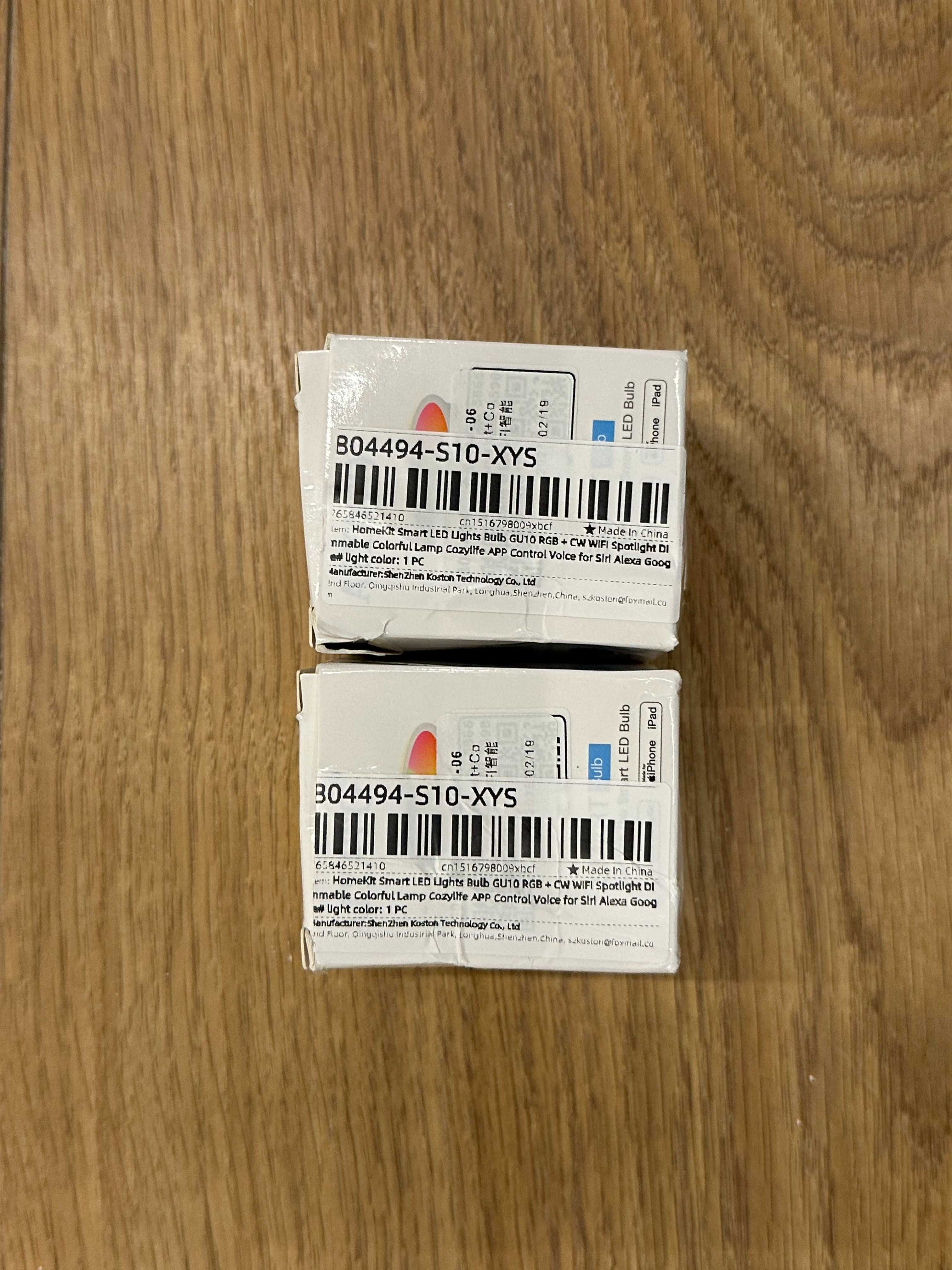 Lâmpadas LED GU10 (todas as cores + branco) WiFi, HomeKit Alexa Google