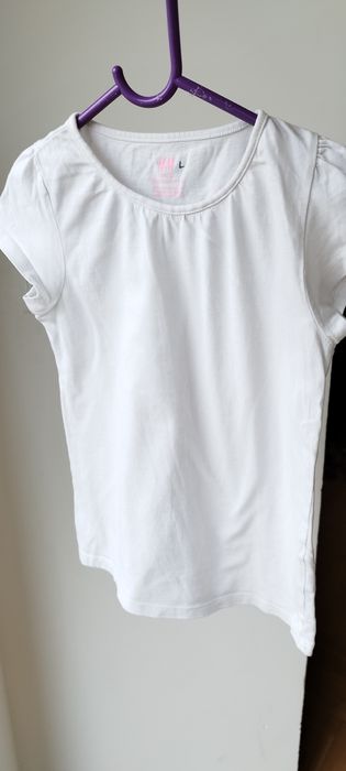 Zestaw koszulek z krótkim rękawem lato t-shirt 122 128 panterka