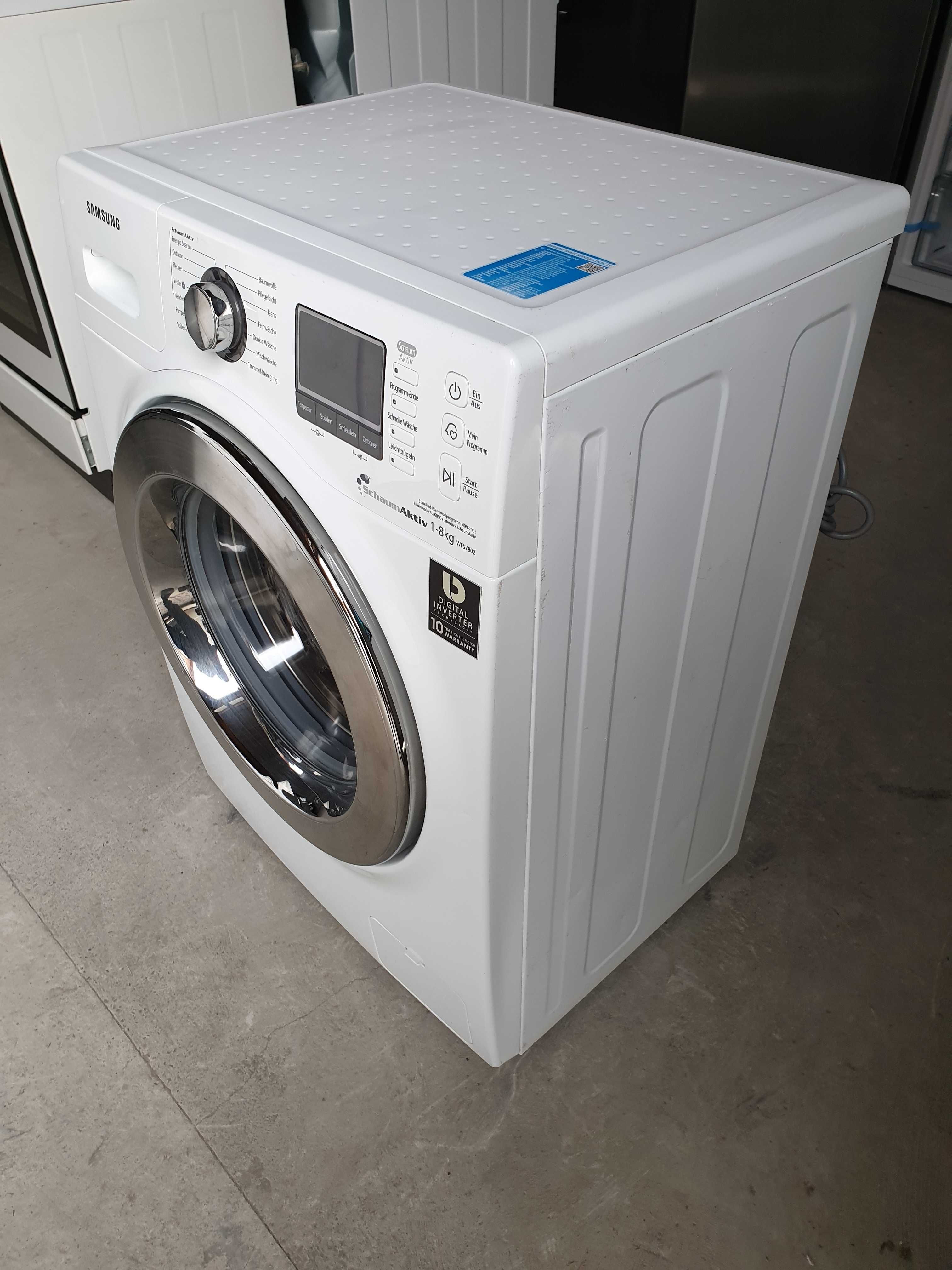 Узкая пральна/стиральная/ машина SAMSUNG 8 KG / WFS7802