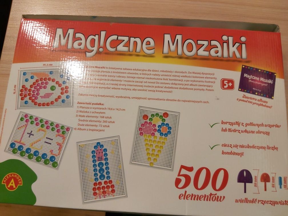 Magiczne mozaiki 500 gra układanka