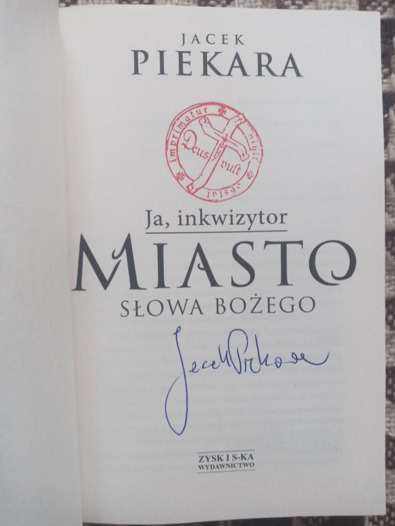 Jacek Piekara Świątynia Słowa Bożego wydanie I 2024 t. 18 AUTOGRAF