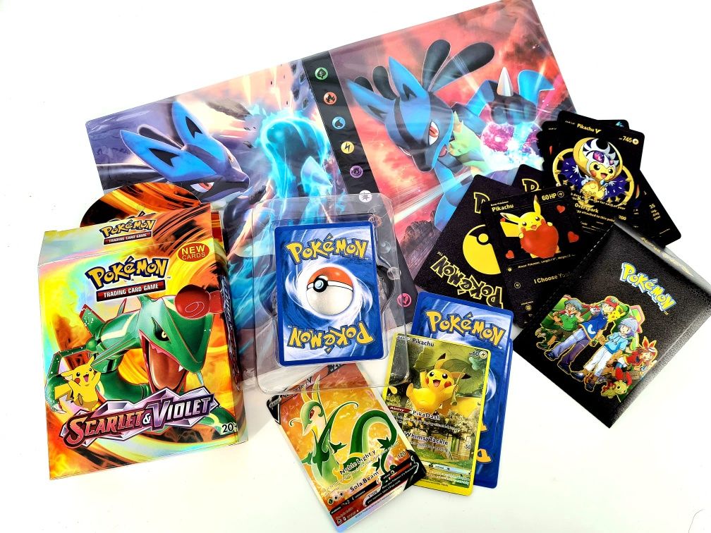 Wielki zestaw Pokemon karty z albumem A5 nowe zabawki