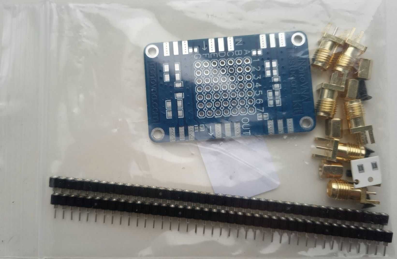 Nano VNA RF test board kit демо плата для макетирования ВЧ устройств