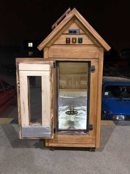 Коптильня мини с окном