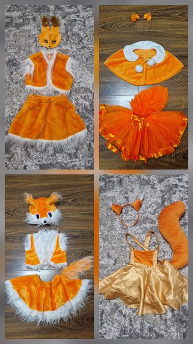 Зайчик, вушка зайця, сніговик, лисичка, свинка, ялинка