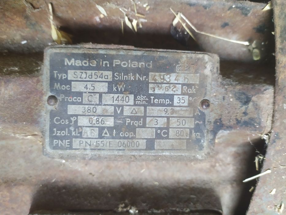 Silnik 4,5kw 1962r